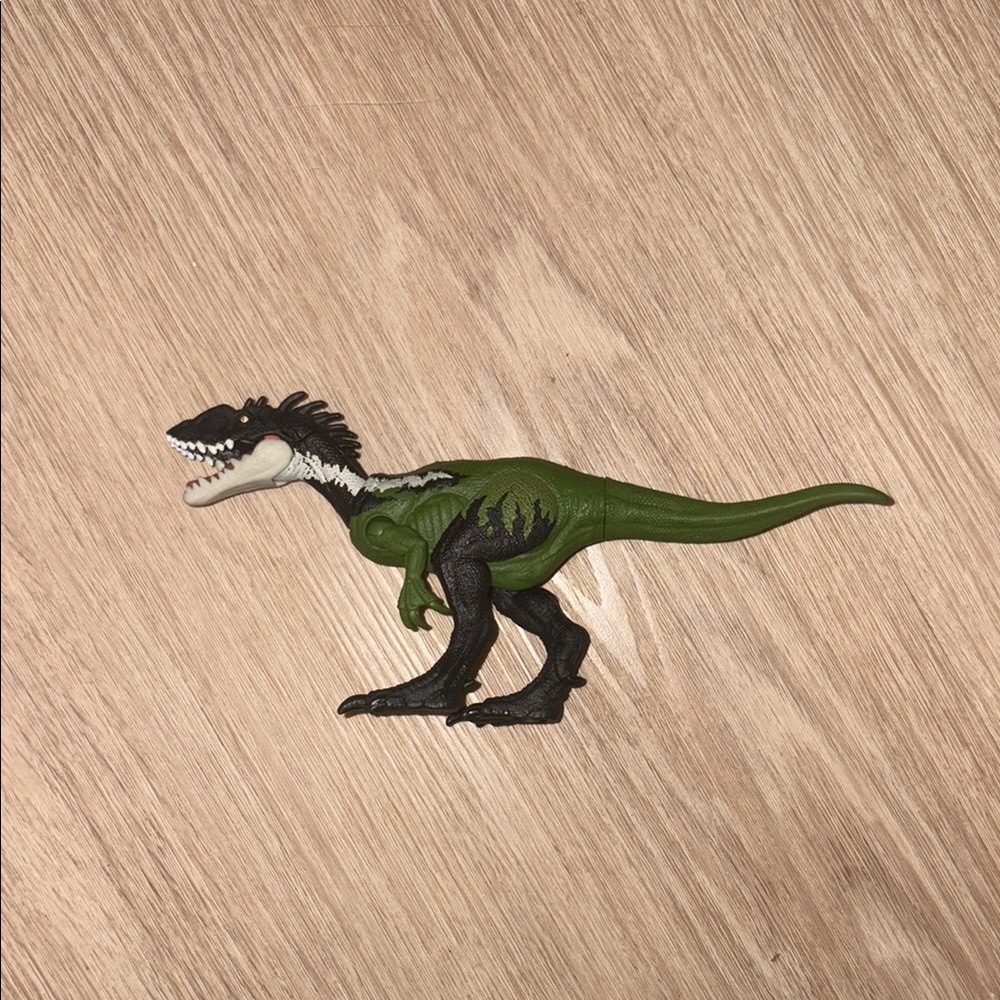 Mattel Green and Black Action dinosaur Guaibasaurus